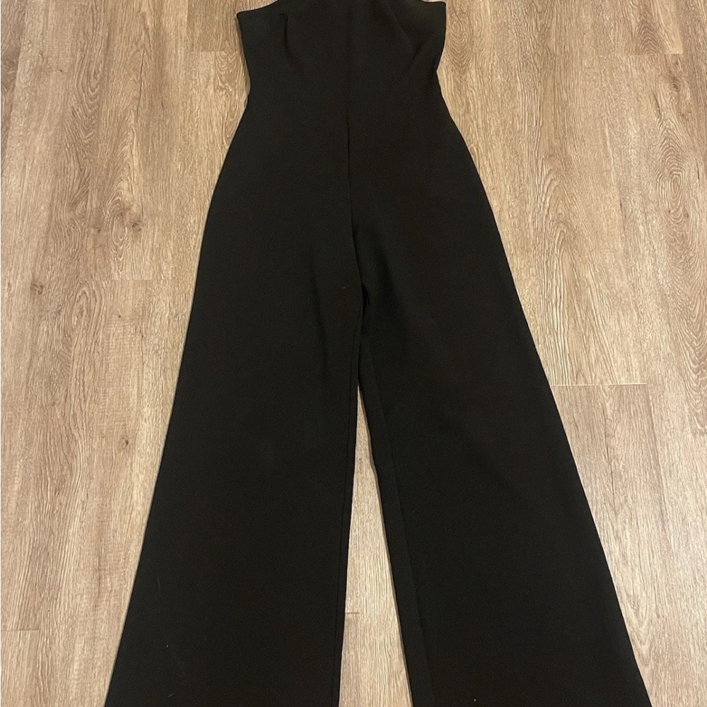 Express Black Wide-Leg Jumpsuit sz 4